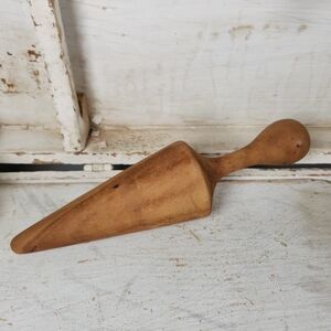 Antique/Vintage Wood Pestle Cone Shaped | Primitive Farmhouse | Wood Masher